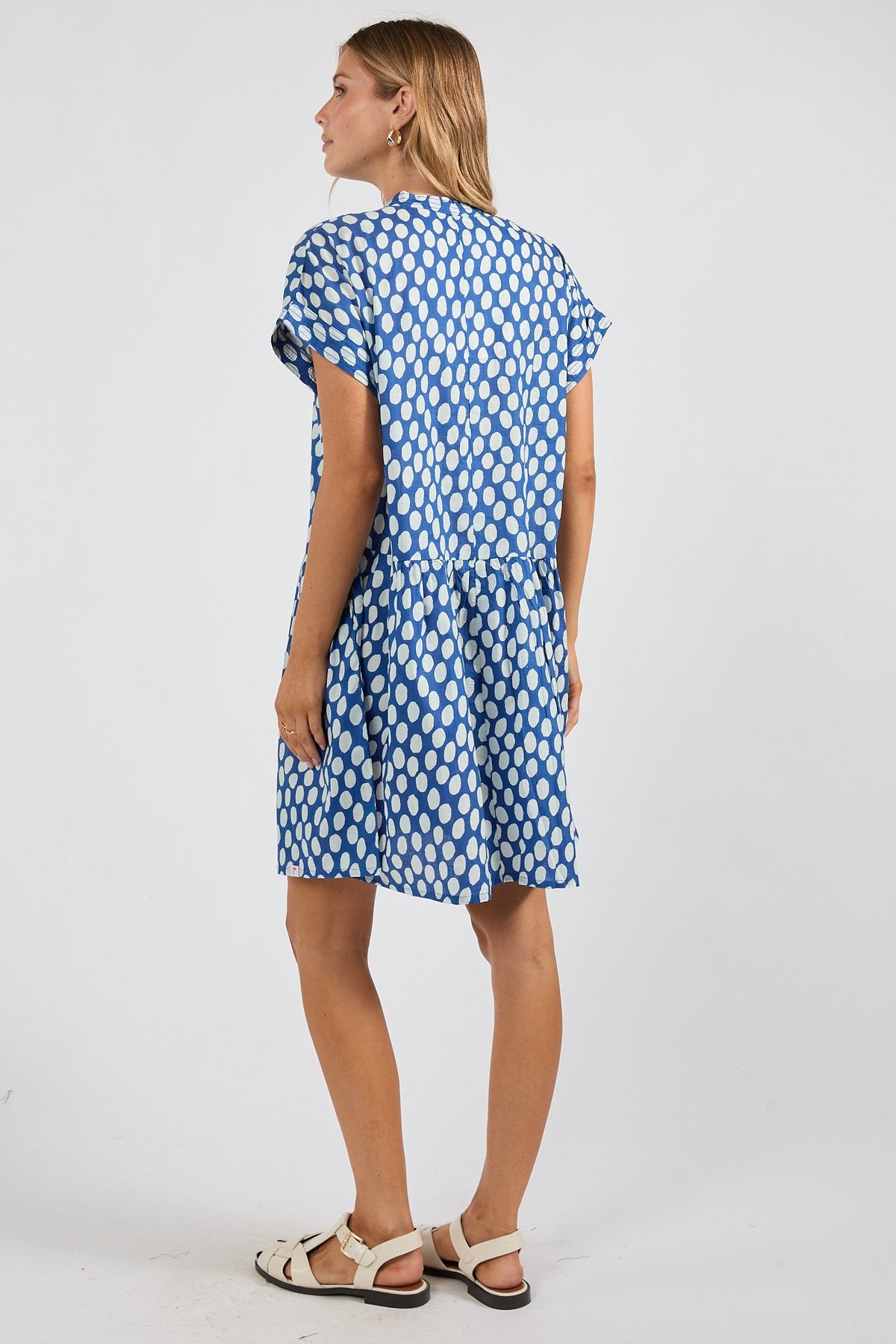 I.B.S.A IBSA Spot On Dress (Navy)