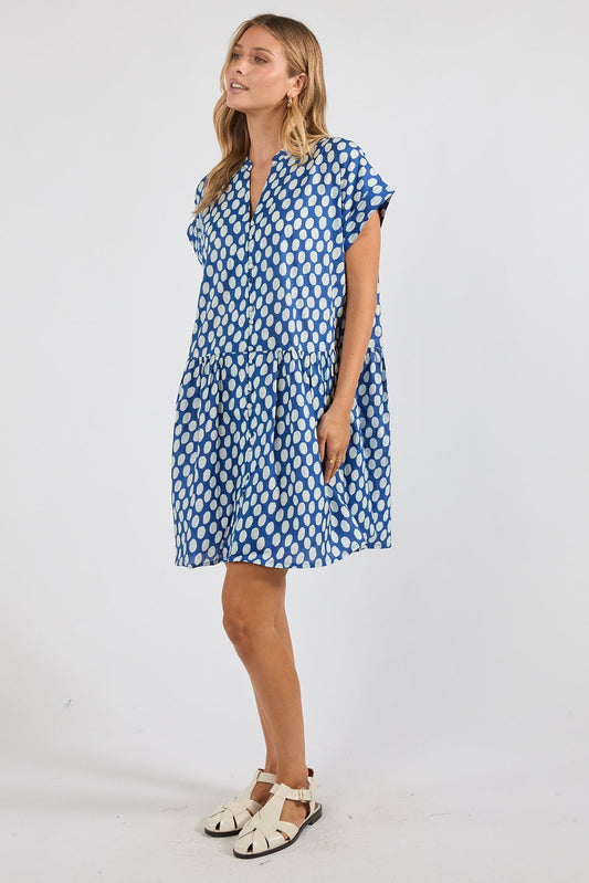 I.B.S.A IBSA Spot On Dress (Navy)