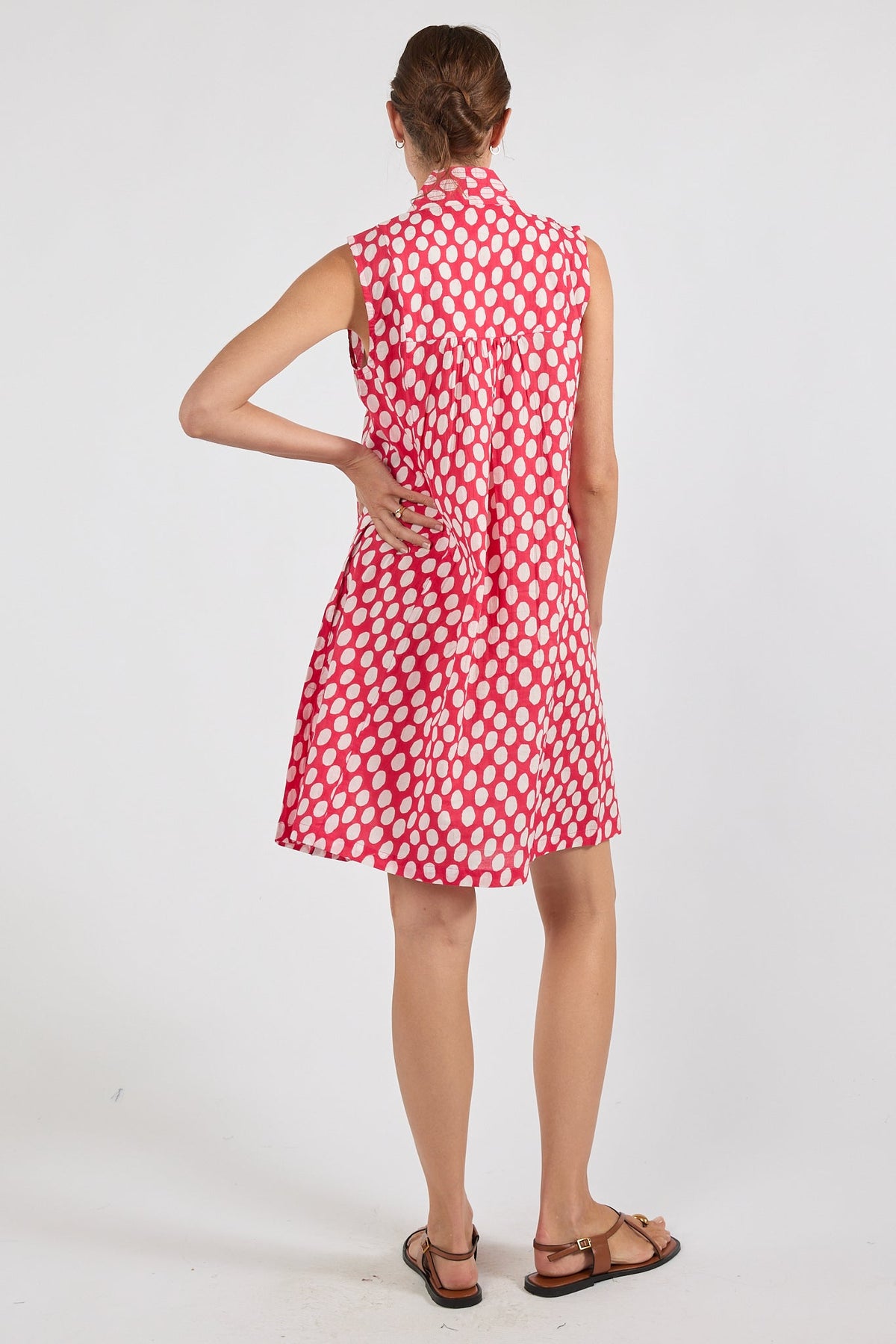 I.B.S.A IBSA Spot On S/Less Dress (Coral)