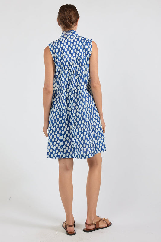 I.B.S.A IBSA Spot On S/Less Dress (Navy)