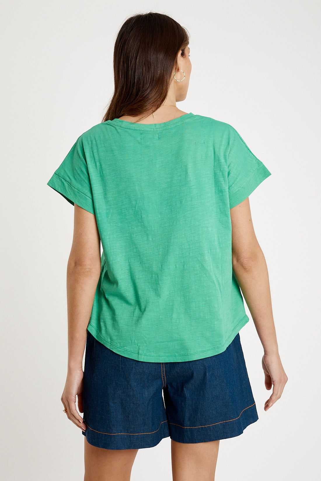 I.B.S.A IBSA T-Shirt Plain Round Neck (Emerald)
