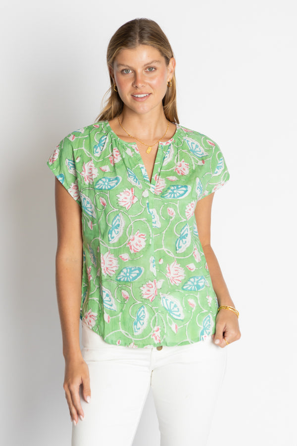 Image of a model wearing Tops. Productname: IBSA Wyoming Top in Top colour by brand - I.B.S.A