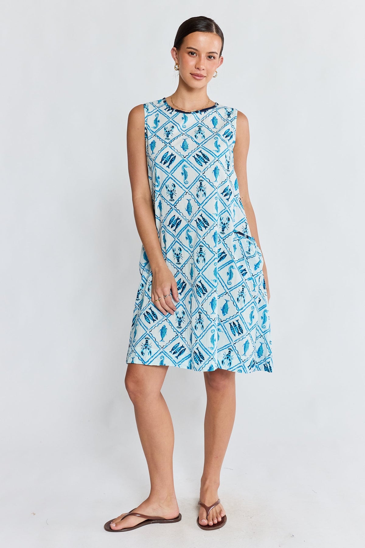 I.B.S.A PRE SALE | IBSA Zeke Swing Dress (White)