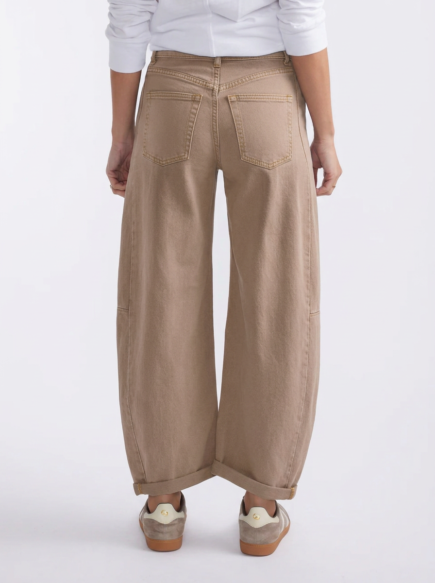 Italian star Idaho Barrel Jean (Beige)