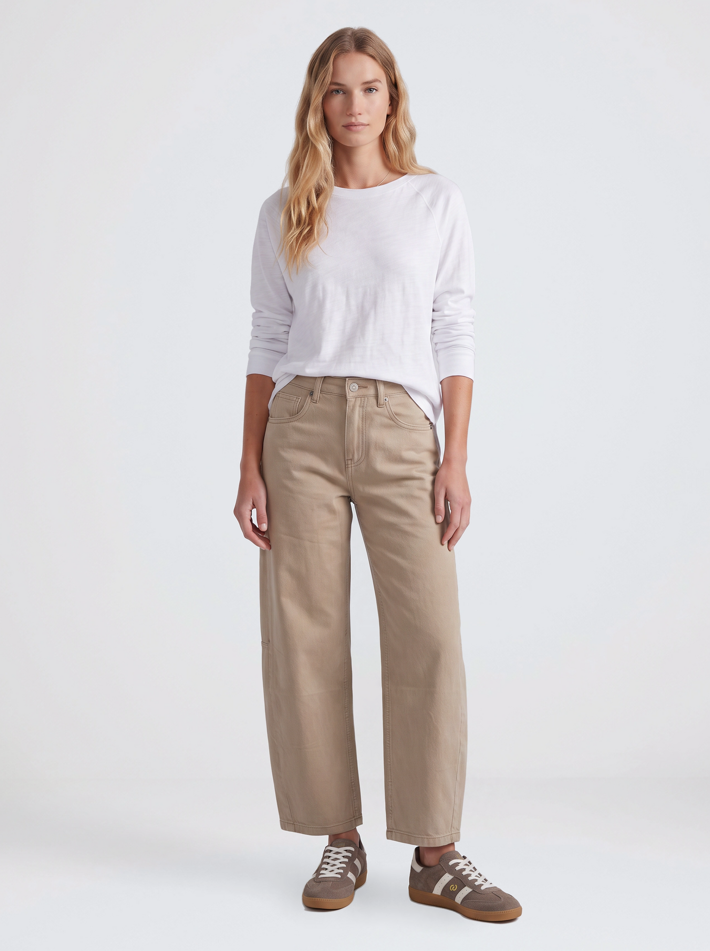 Italian star Idaho Barrel Jean (Beige)