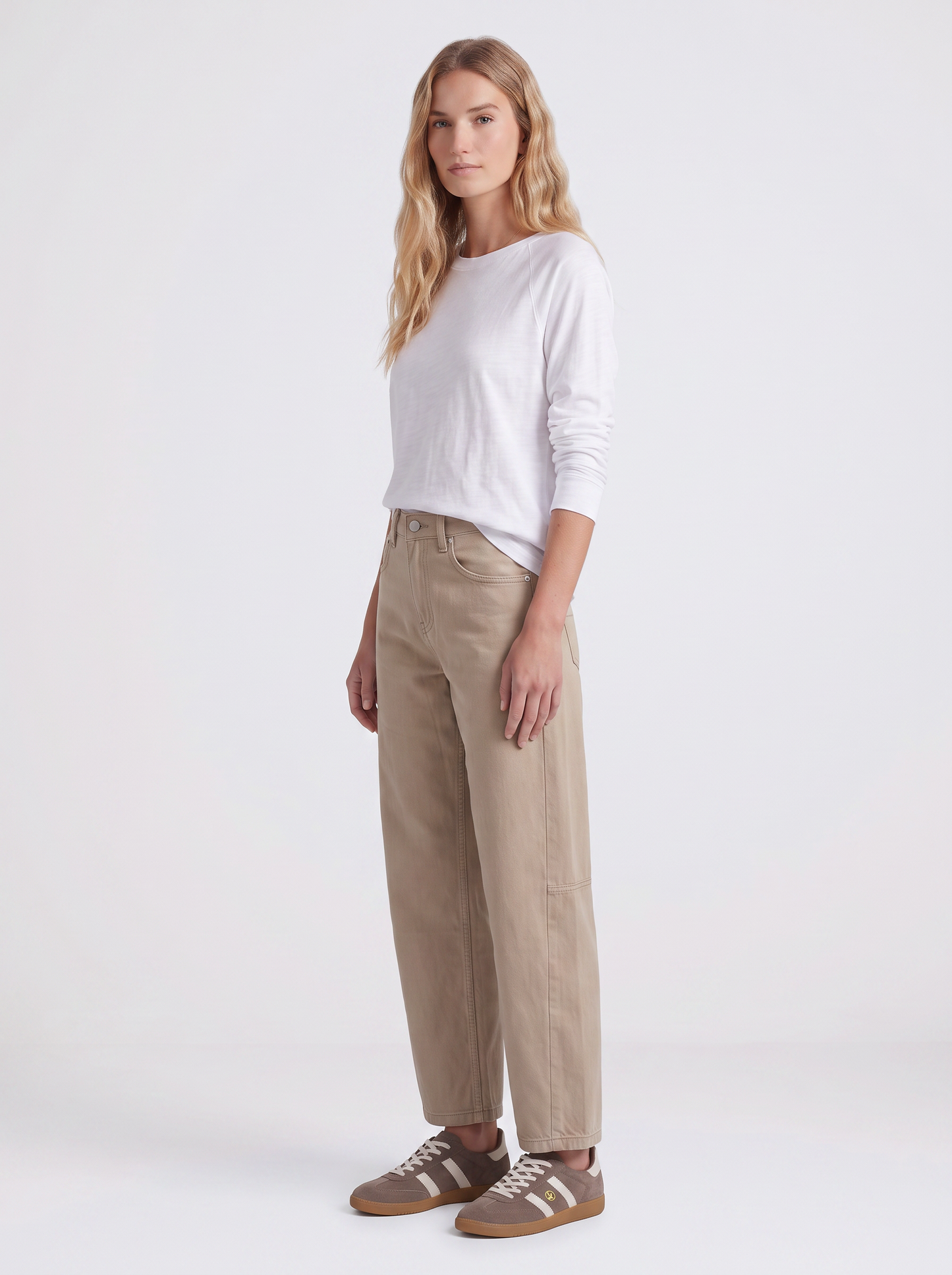 Italian star Idaho Barrel Jean (Beige)