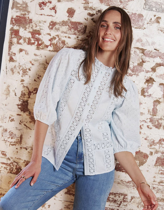 Kireina Isabella Shirt (Powder Blue)