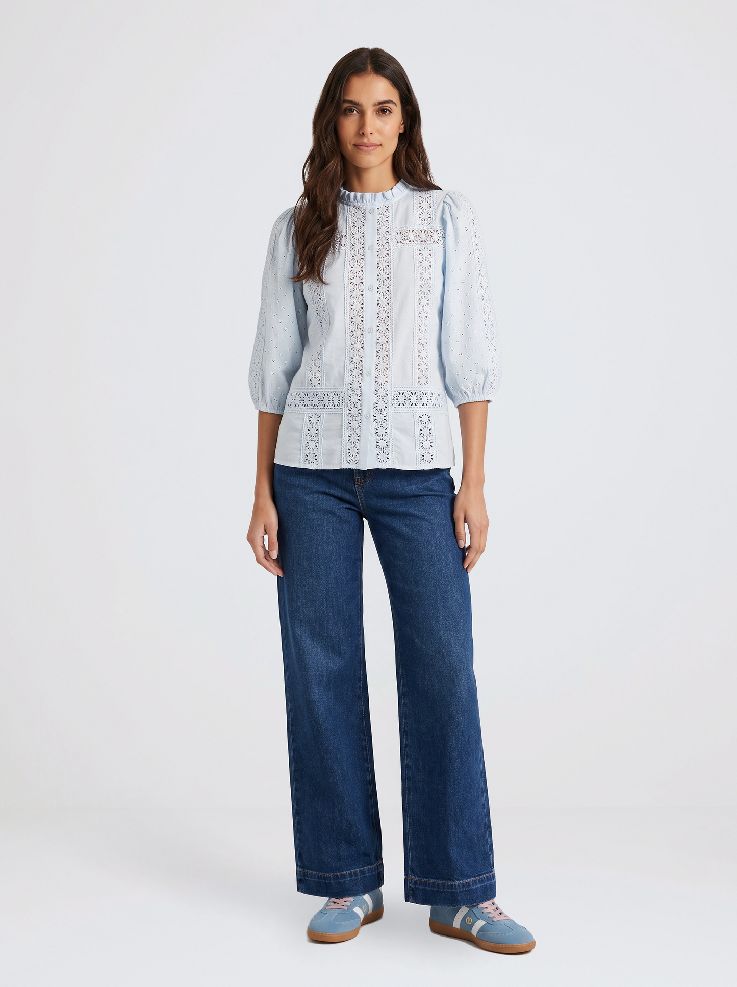 Kireina Isabella Shirt (Powder Blue)