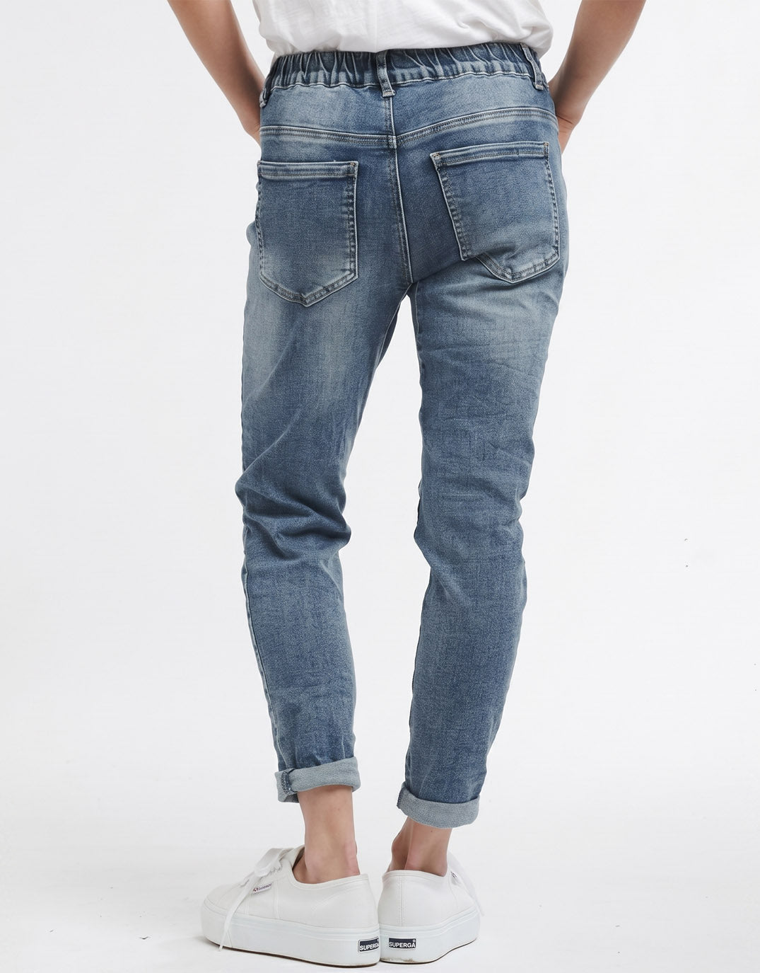Italian Star Emma Stretch Jean (Mid Wash)