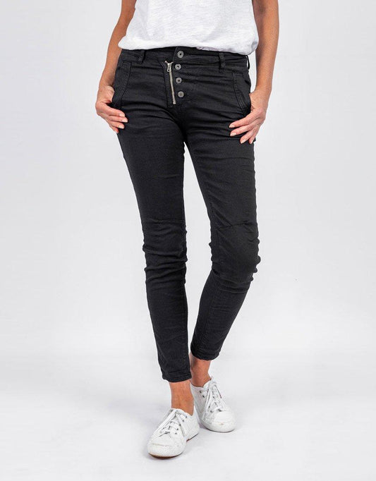 Image of Jeans. Productname: Italian Star Jeans - in Black colour by brand - Italian Star