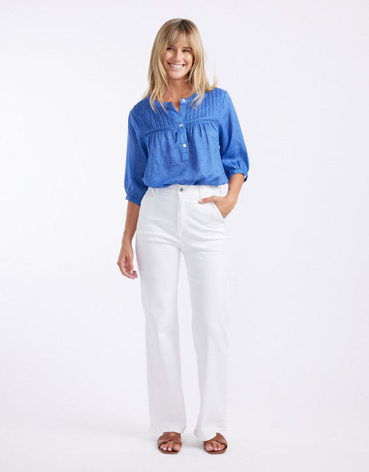 Image of Jeans. Productname: Shirley Jeans - in White colour by brand - Italian Star