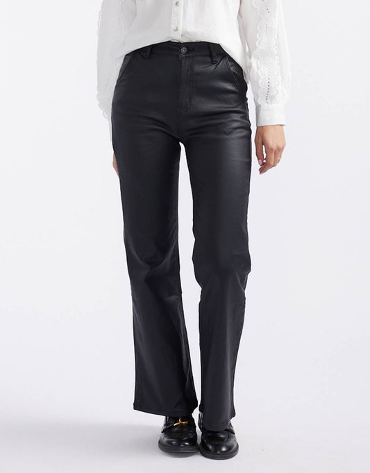 Image of Jeans. Productname: Shirley Jeans - in Black Coated colour by brand - Italian Star