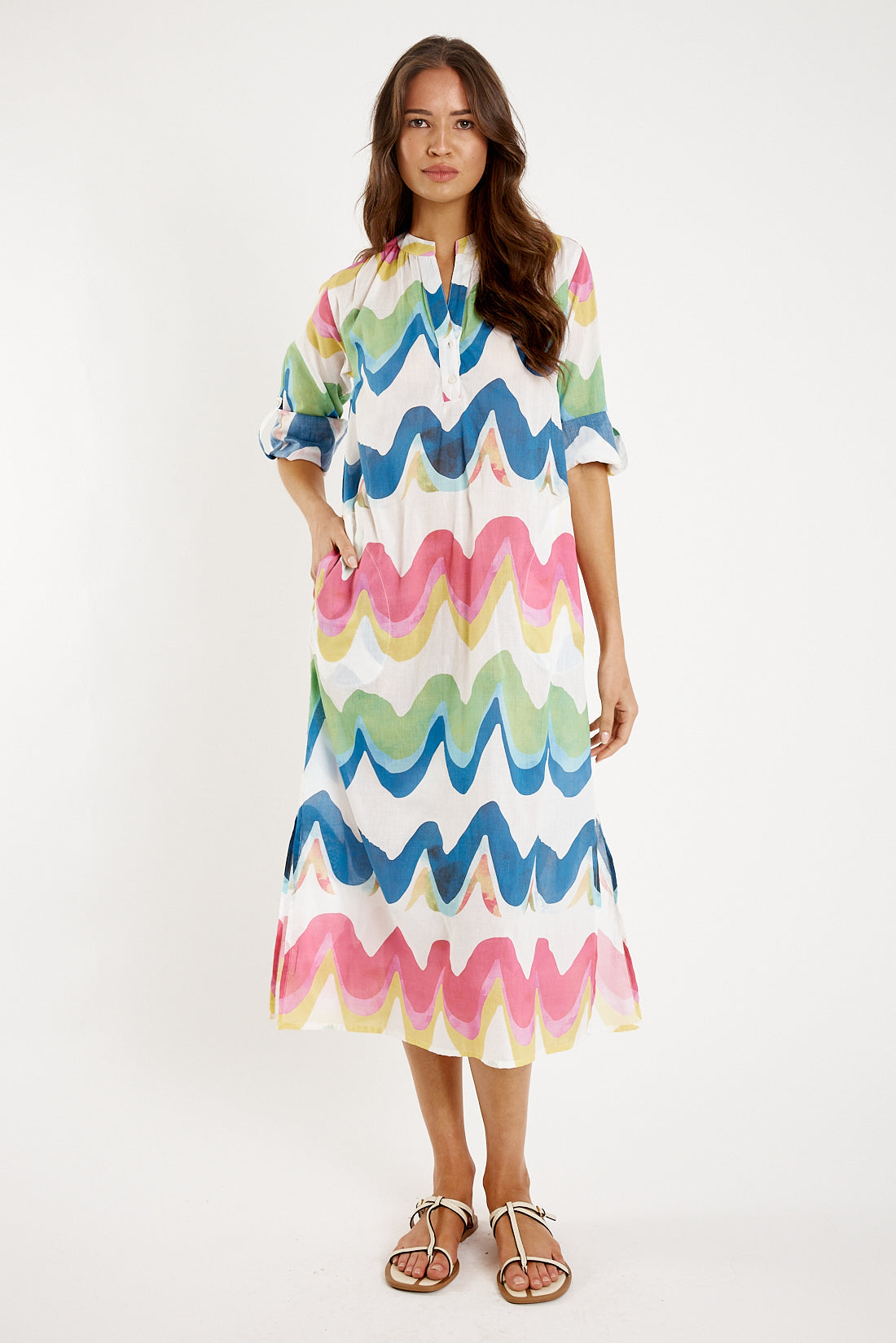 Division Itami Alto L/S Dress (Multi)