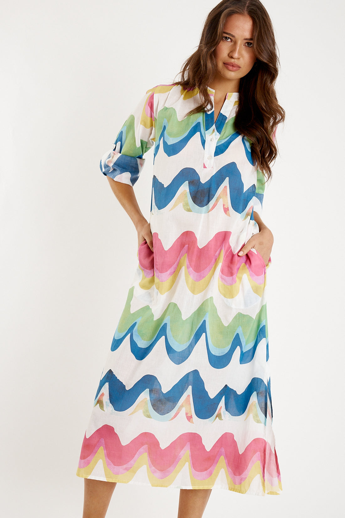 Division Itami Alto L/S Dress (Multi)