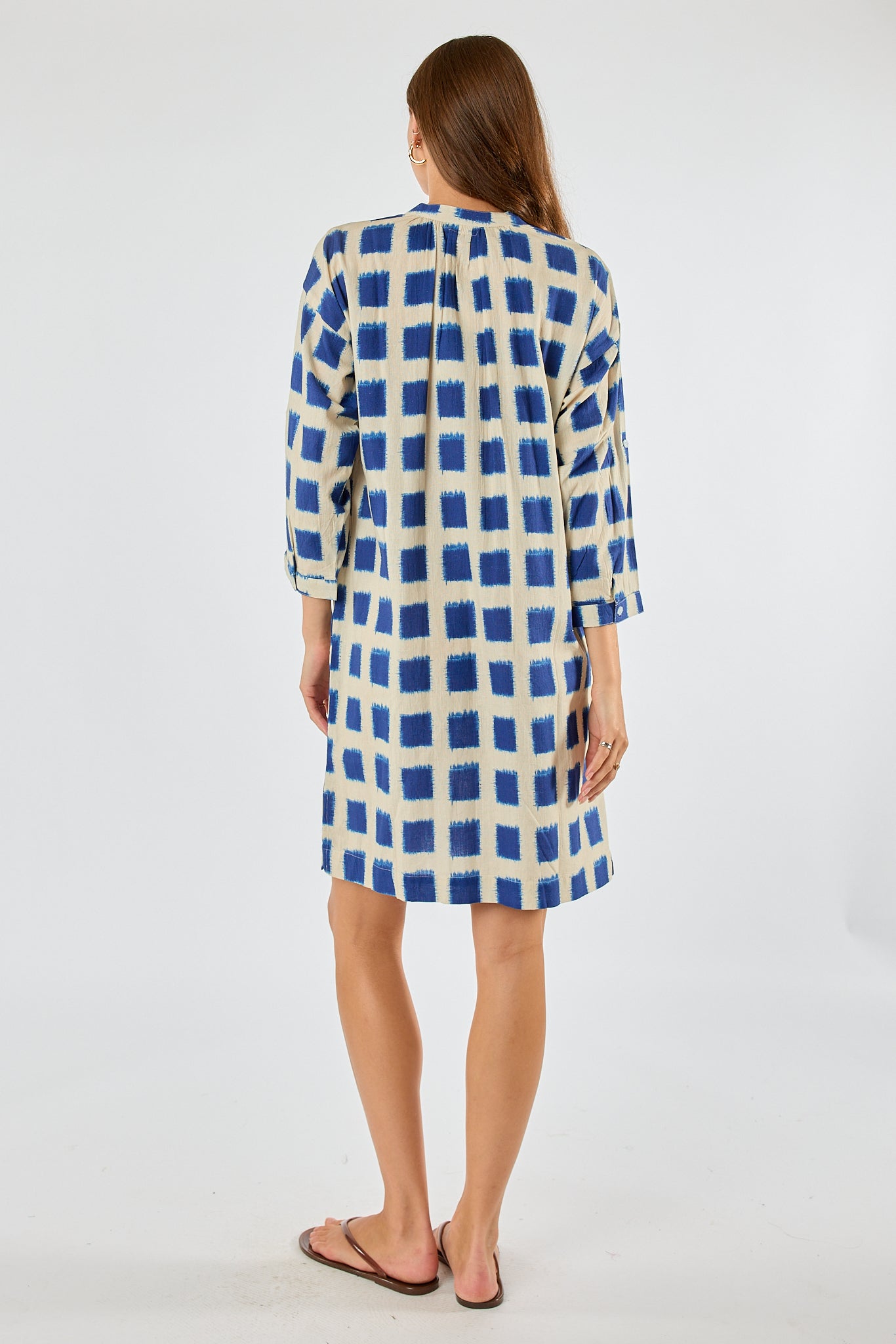 Division Itami Bloc LS Mini Dress (Blue)