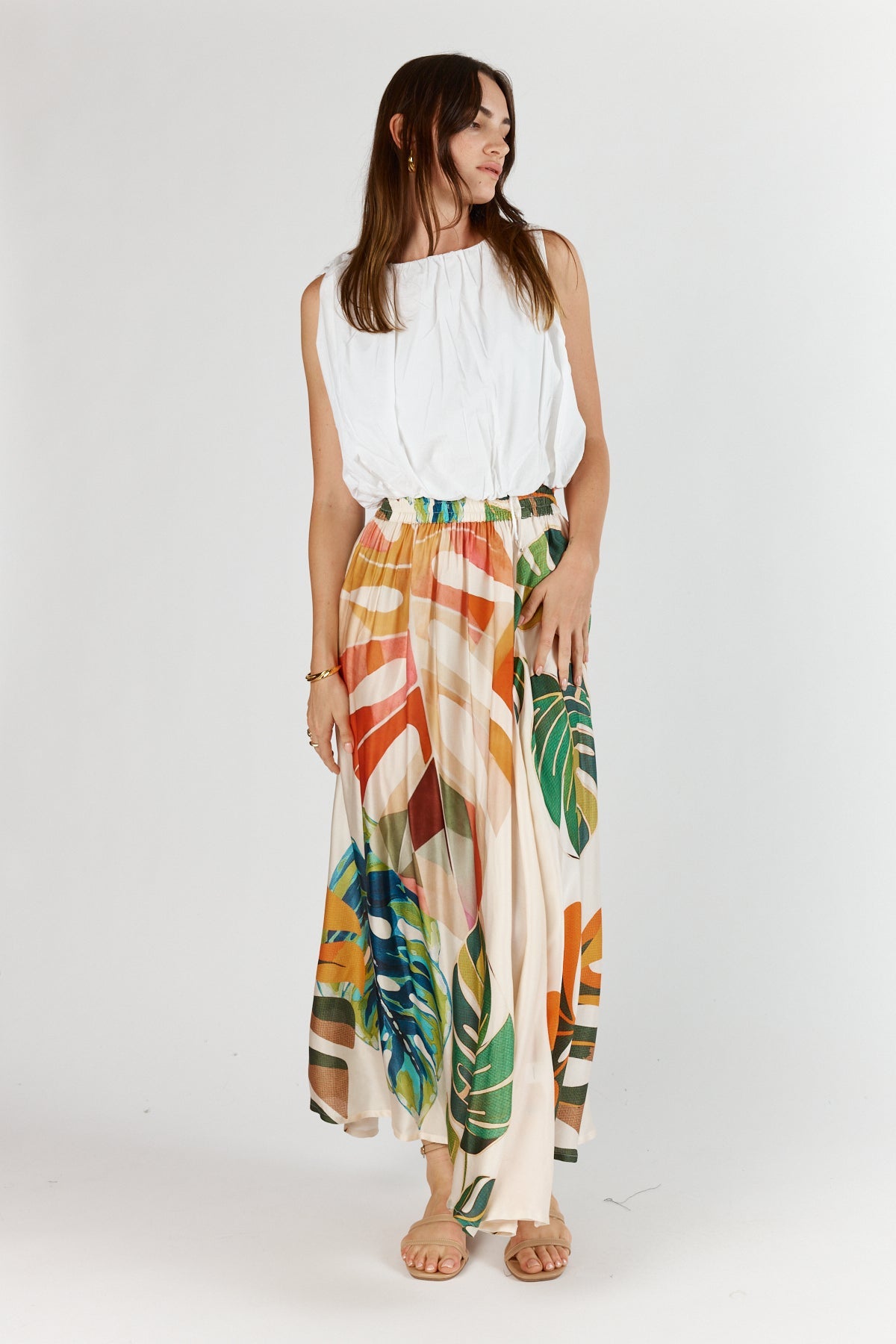 Division Itami Bloom Skirt (White)