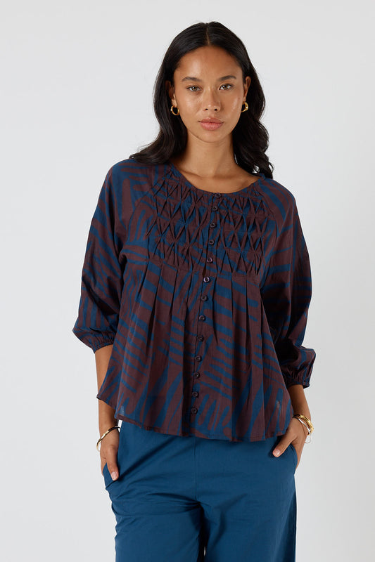 Division Itami Borges Top (Brown)