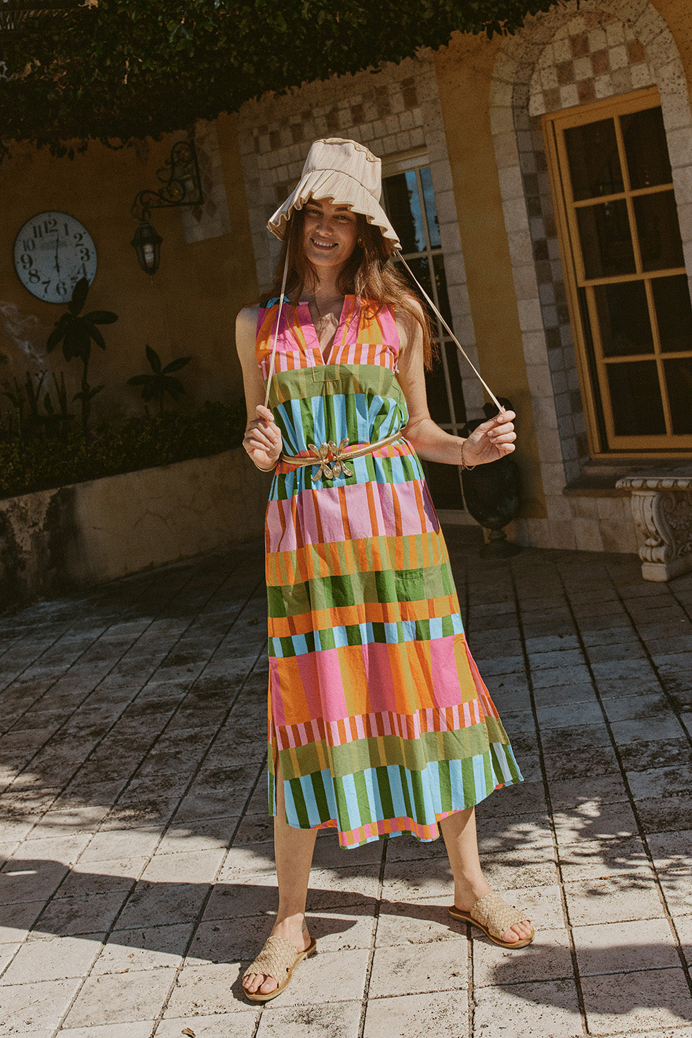 Division Itami Cannes Sleeveless Dress (Multi)