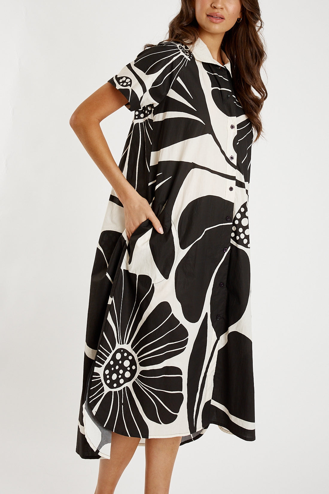 Division Itami Corocoro Button Dress (Multi)
