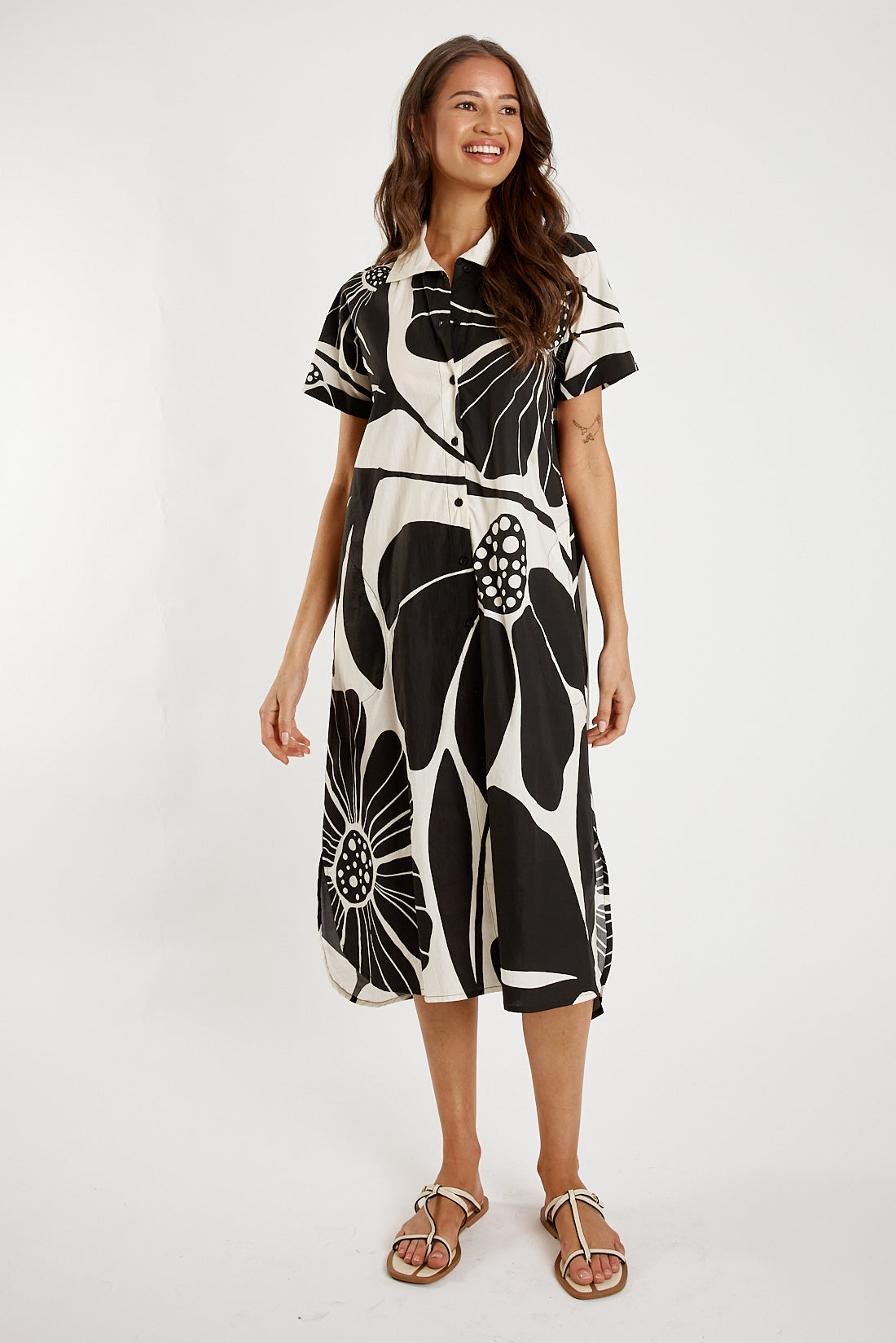 Division Itami Corocoro Button Dress (Multi)