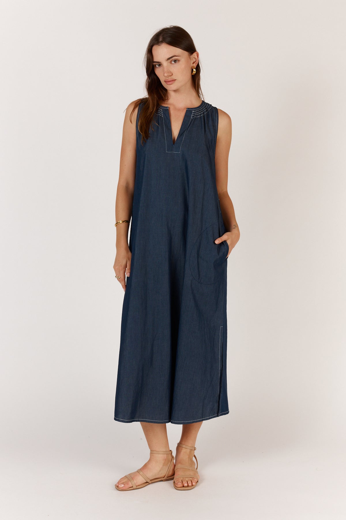 Division Itami Denim Sleeveless (Dress)