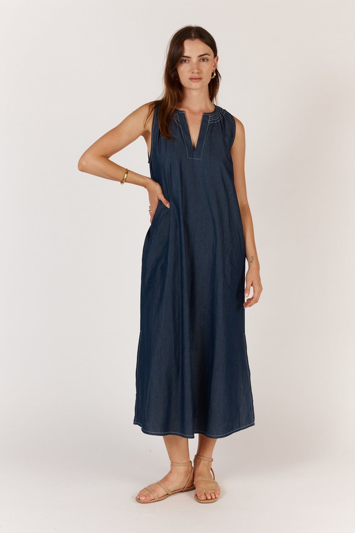 Division Itami Denim Sleeveless (Dress)