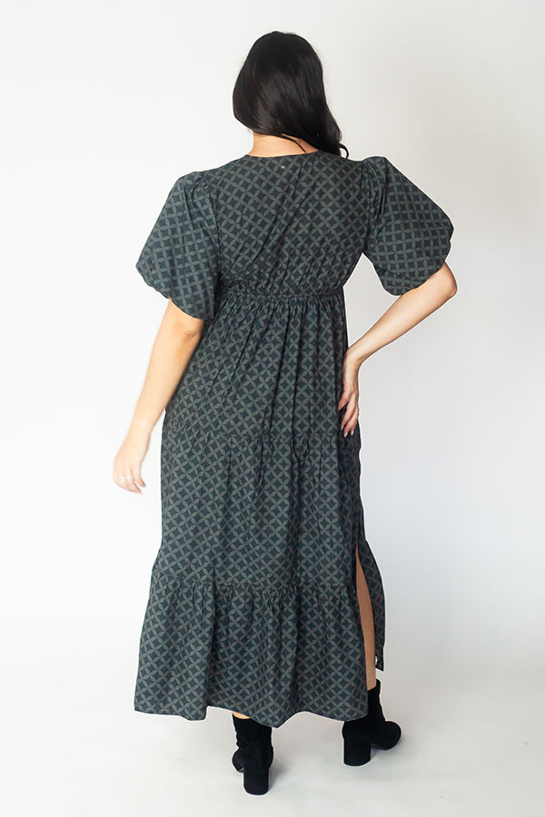 Division Itami Elda Dress Lester (Charcoal)