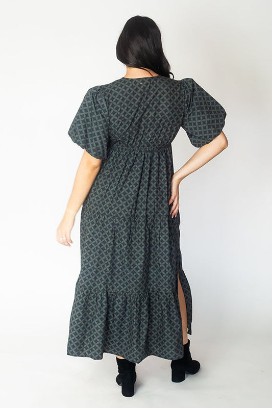 Itami Elda Dress Lester (Charcoal)