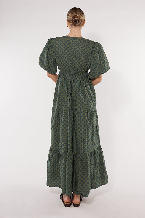 Division Itami Elda Dress Lester (Olive)