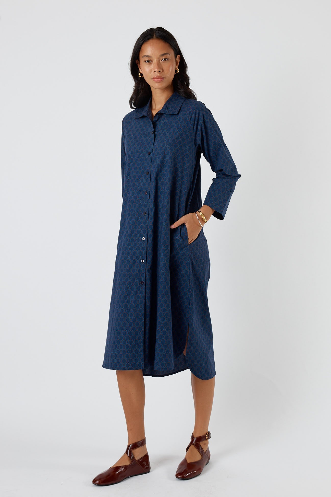 Division Itami Emilie Shirtdress (Blue)
