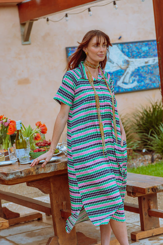 Image of Dresses. Productname: Itami Florencia Dress Multi in Multi colour by brand - Itami Division