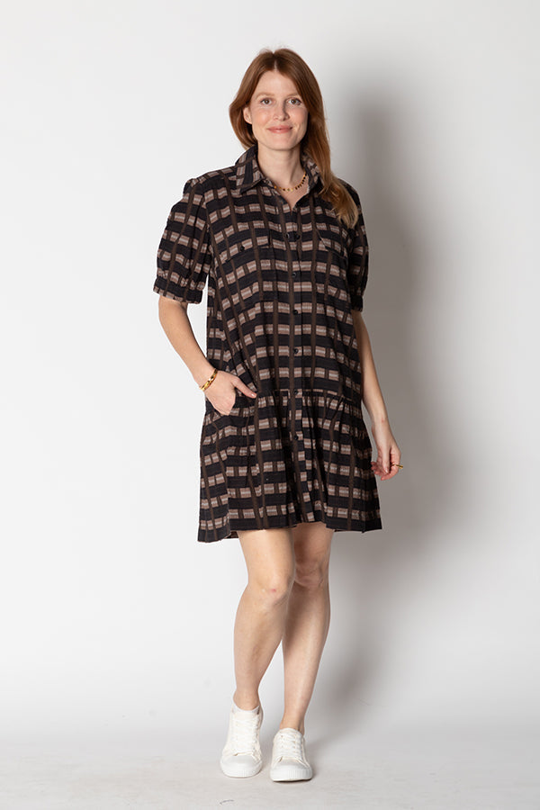 Division Itami Giverny Dress Bolan (Brown)