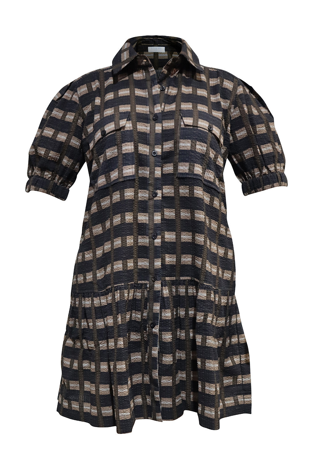 Division Itami Giverny Dress Bolan (Brown)