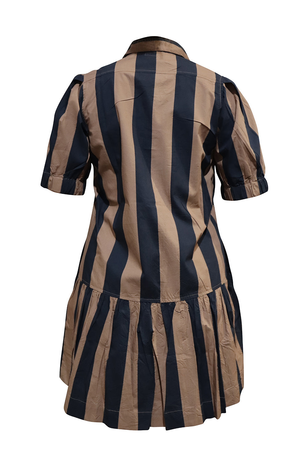 Division Itami Giverny Dress Stripe (Brown)