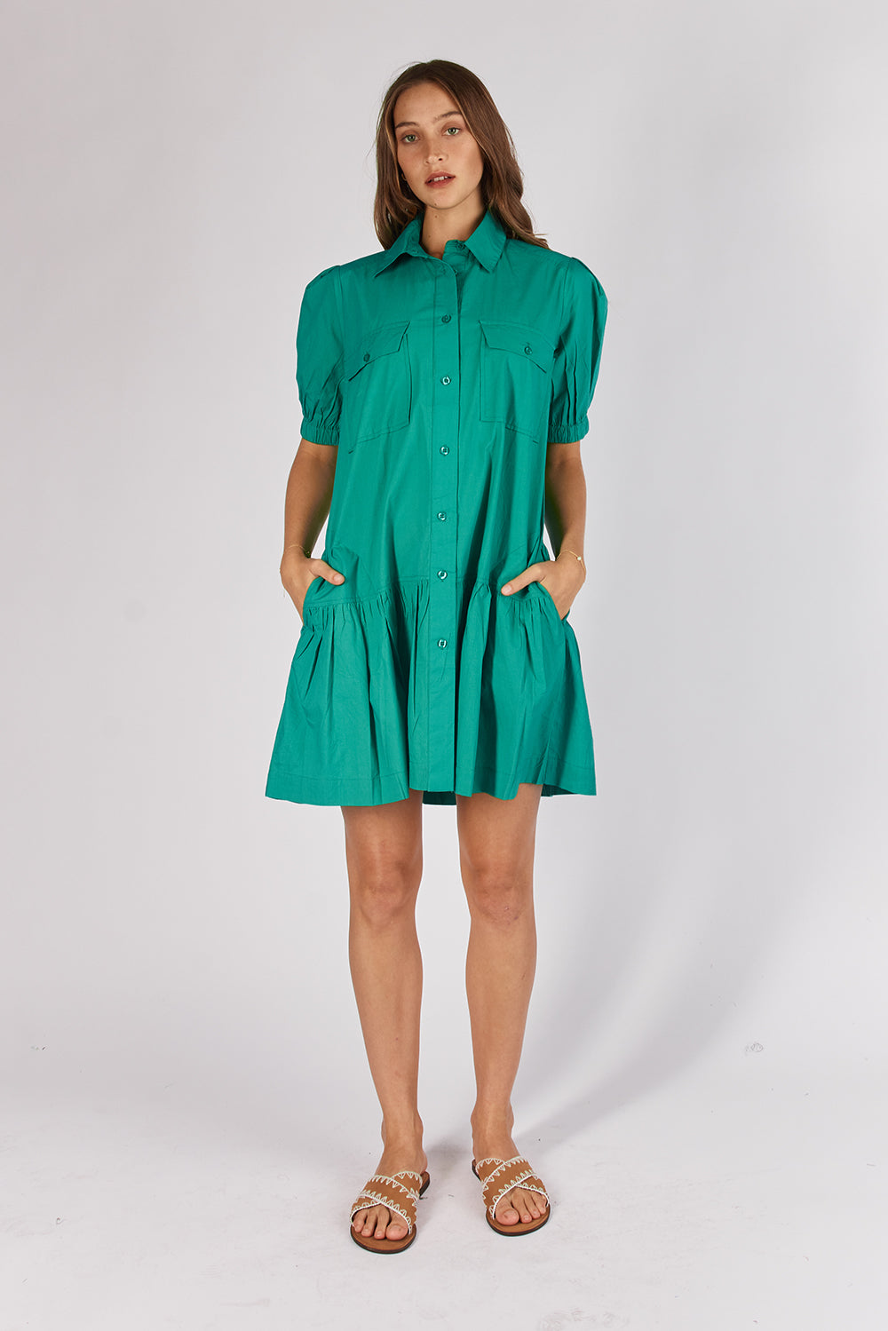 Division Itami Giverny Dress (Emerald)
