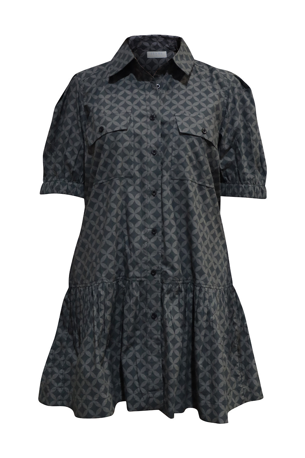 Division Itami Giverny Dress Lester (Charcoal)