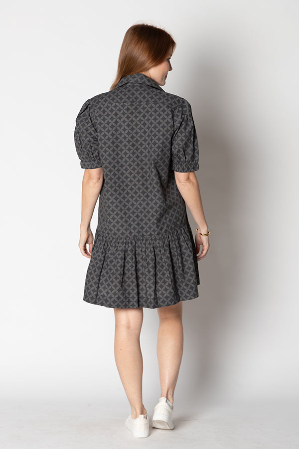 Division Itami Giverny Dress Lester (Charcoal)
