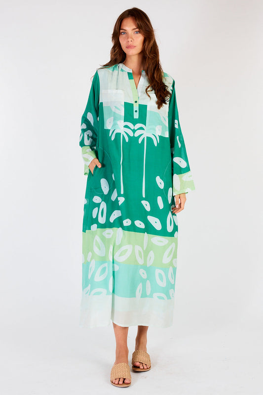 Itami Jonson L/S Dress Rapido (Green)