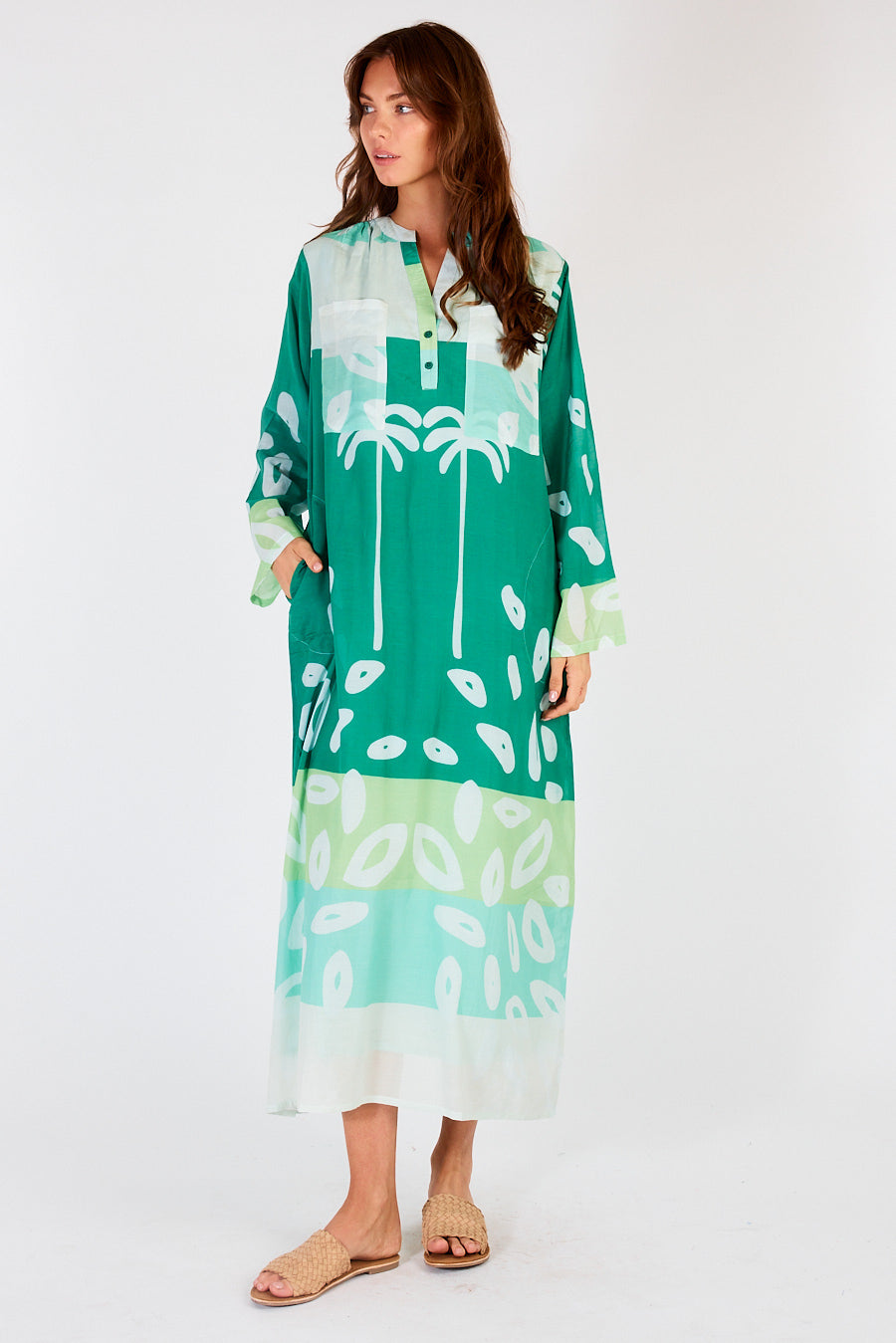 Division Itami Jonson L/S Dress Rapido (Green)