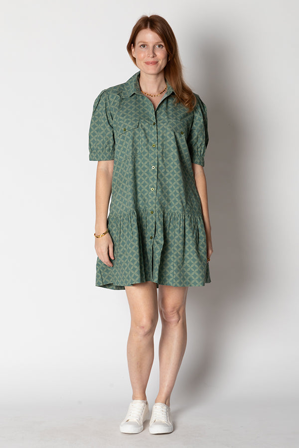 Division Itami Giverny Dress Lester (Olive)