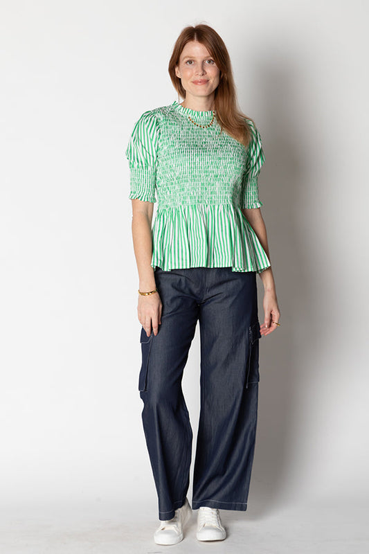 Image of Jeans. Productname: Itami Pamplone Cargo Pant Denim in Denim colour by brand - Itami Division