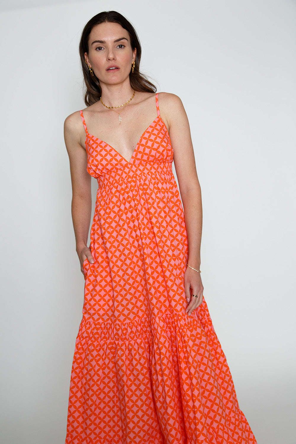 Division Itami Mariette Dress Lester (Pink)