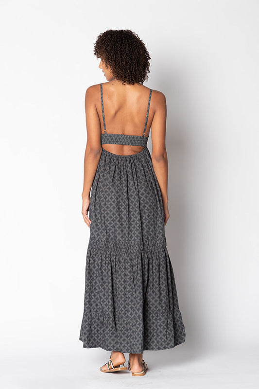 Itami Mariette Dress Lester (Charcoal)