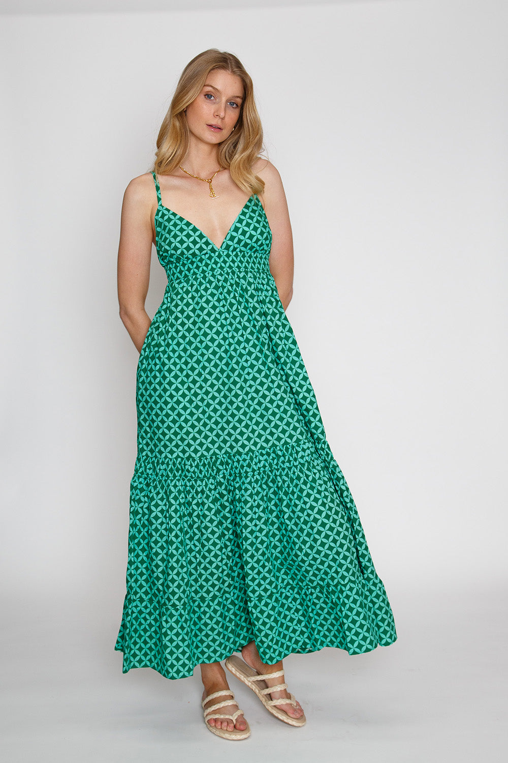 Division Itami Mariette Dress Lester (Green)