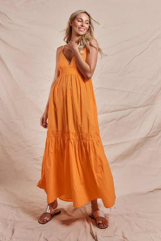 Image of Dresses. Productname: Itami Mariette Dress Orange in Orange colour by brand - Itami Division