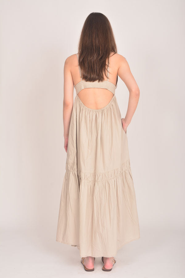 Division Itami Mariette Dress (Stone)