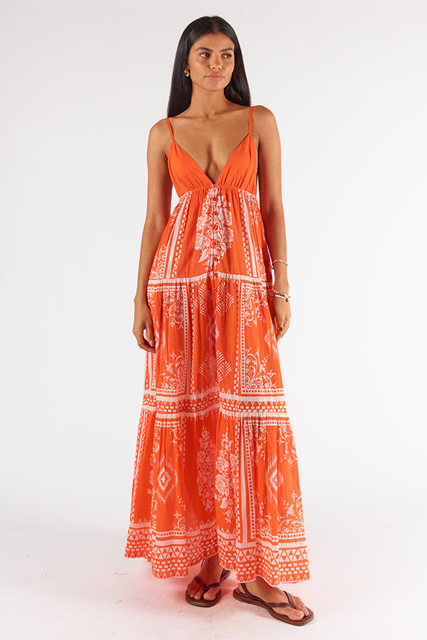 Division Itami Marini Dress Trujillo (Orange)