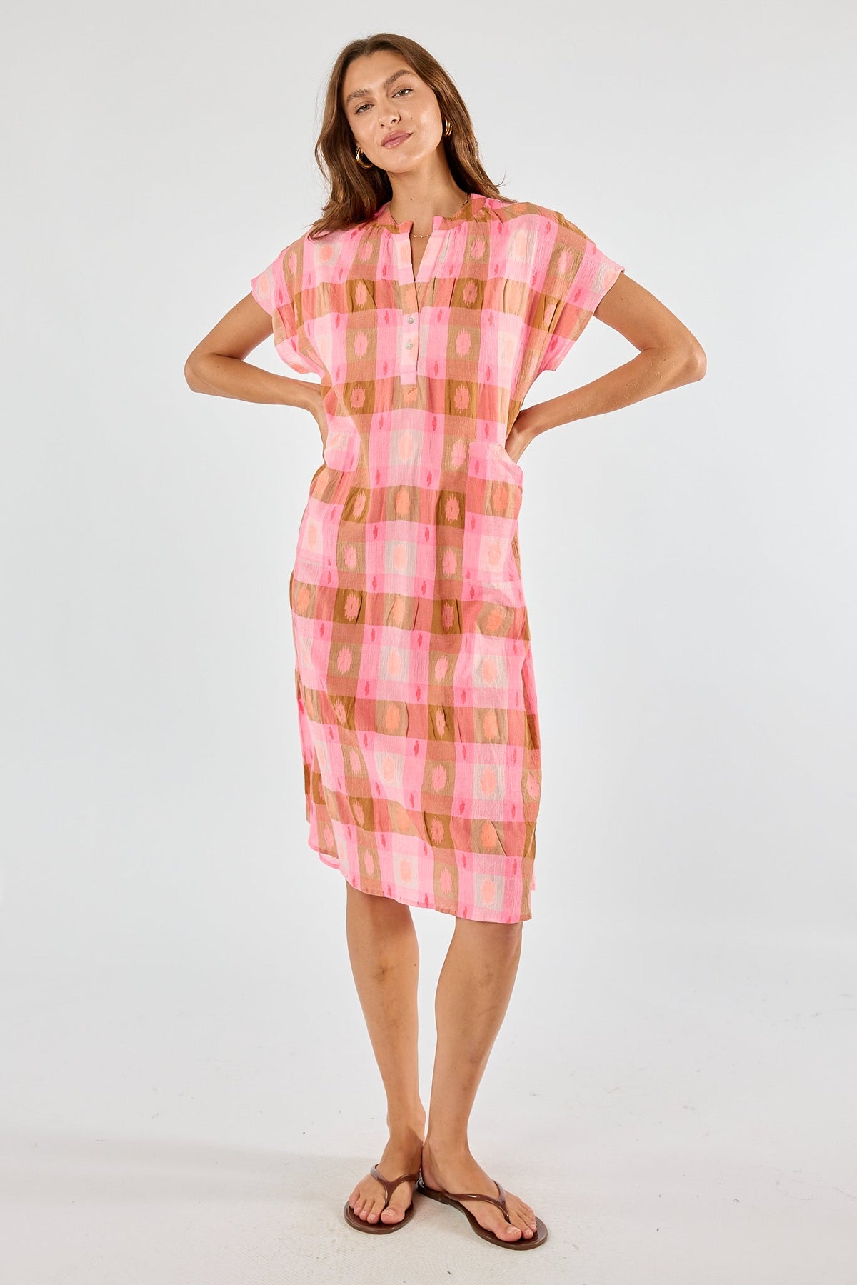 Division Itami Navarro Capped Sleeve (Dress)