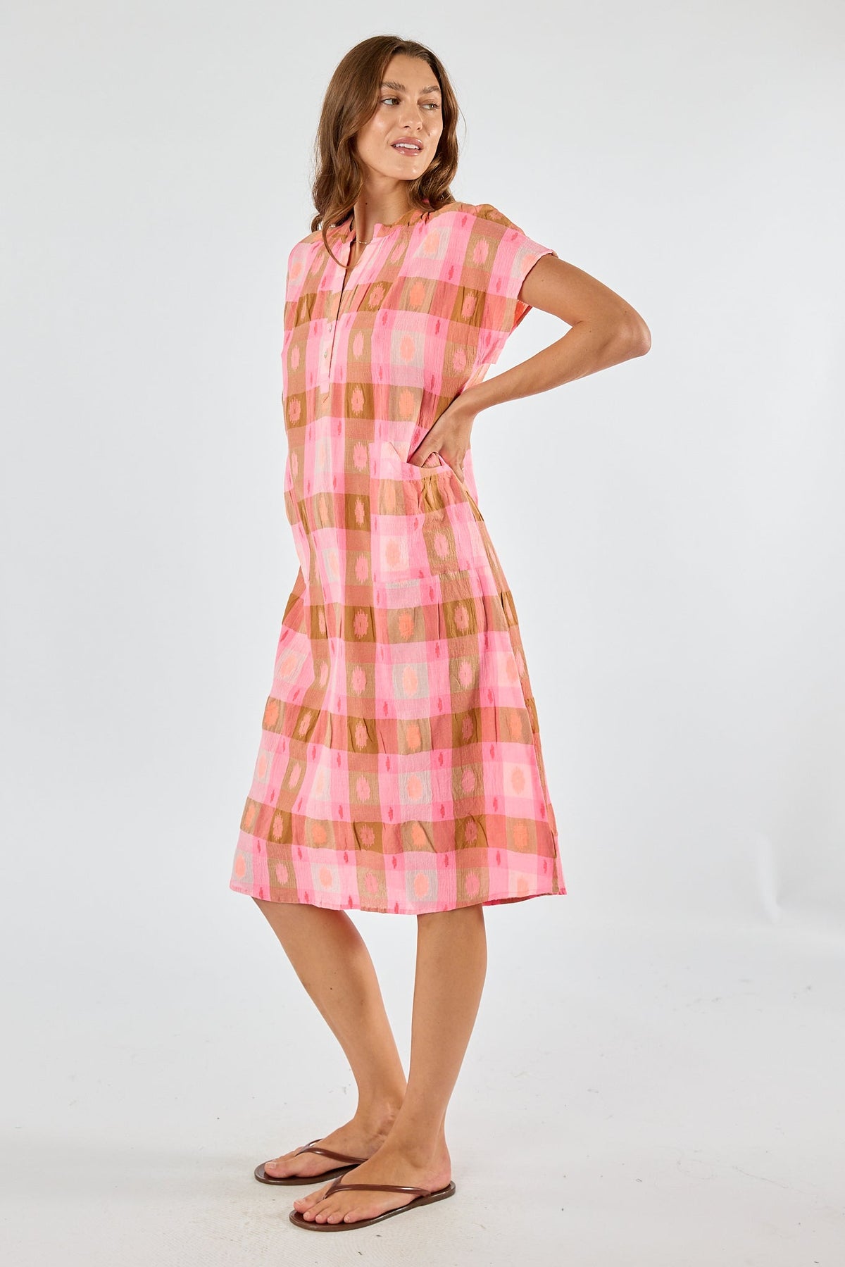 Division Itami Navarro Capped Sleeve (Dress)