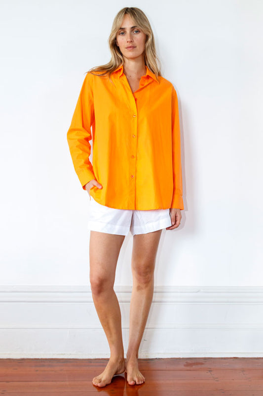Image of Shirts. Productname: Itami Pamplone Shirt Orange in Orange colour by brand - Itami Division